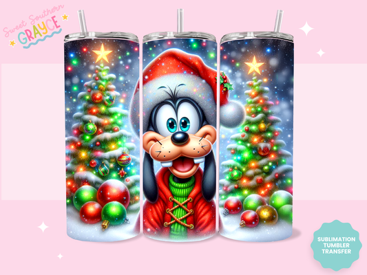 20oz SUBLIMATION TRANSFER - GOOF DOG CHRISTMAS