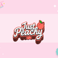 3D STRAW TOPPER- JUST PEACHY