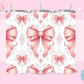 20oz SUBLIMATION TRANSFER- PINK BOWS
