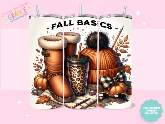 20oz SUBLIMATION TRANSFER - FALL BASICS