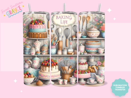 20oz SUBLIMATION TRANSFER - BAKING LIFE THINGS