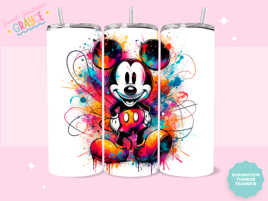 20oz SUBLIMATION TRANSFER - MESSY MOUSE