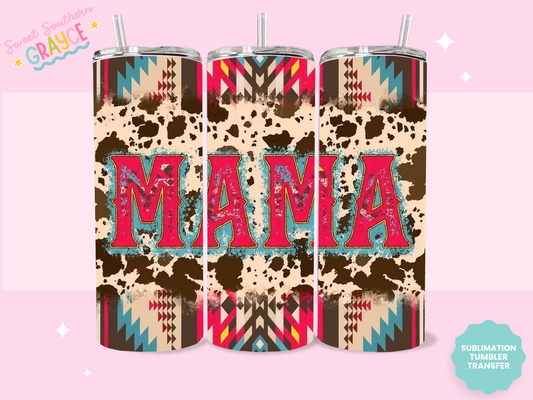 20oz SUBLIMATION TRANSFER - WESTERN MAMA