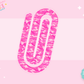 JUMBO PAPER CLIP SUB TRANSFER - PINK CAMO