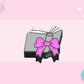 3D STRAW TOPPER- BOOK WITH A BOW