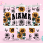 40oz SUBLIMATION TRANSFER- MAMA SUNFLOWER