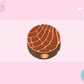 3D STRAW TOPPER- DARK CONCHA