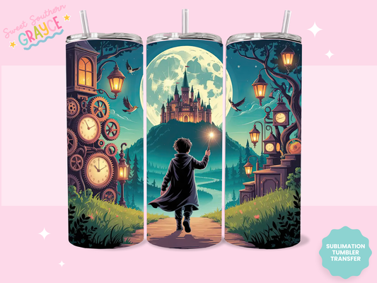 20oz SUBLIMATION TRANSFER- WIZARD BOY