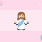 3D STRAW TOPPER- JESUS