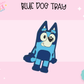 3D TRINKET TRAY- BLUE DOG