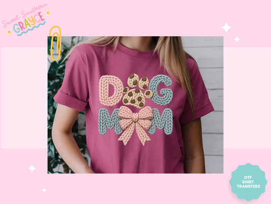 DOG MOM BOW