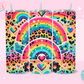 20oz SUBLIMATION TRANSFER - RETRO COLORFUL RAINBOWS