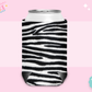 CAN KOOZIE SUB TRANSFER - ZEBRA STRIPES