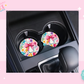 CAR COASTER SUBLIMATION TRANSFER - TEACHER PINK BOW