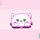 3D STRAW TOPPER- CUTE CAT
