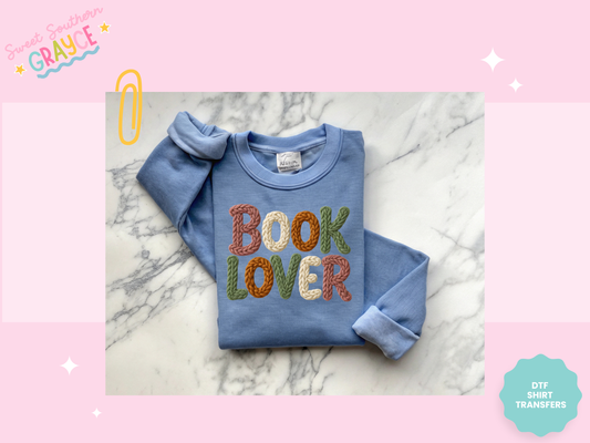 FAUX YARN BOOK LOVER