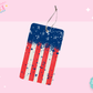 AIR FRESHIE SUB TRANSFER - GLITTER AMERICAN FLAG