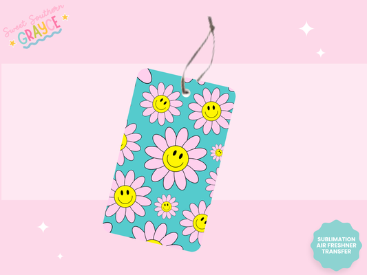 AIR FRESHIE SUB TRANSFER - SMILEY DAISIES