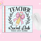 MOUSE PAD SUBLIMATION TRANSFER - TEACHER SOCIAL CLUB