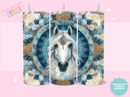 20oz SUBLIMATION TRANSFER - HORSE