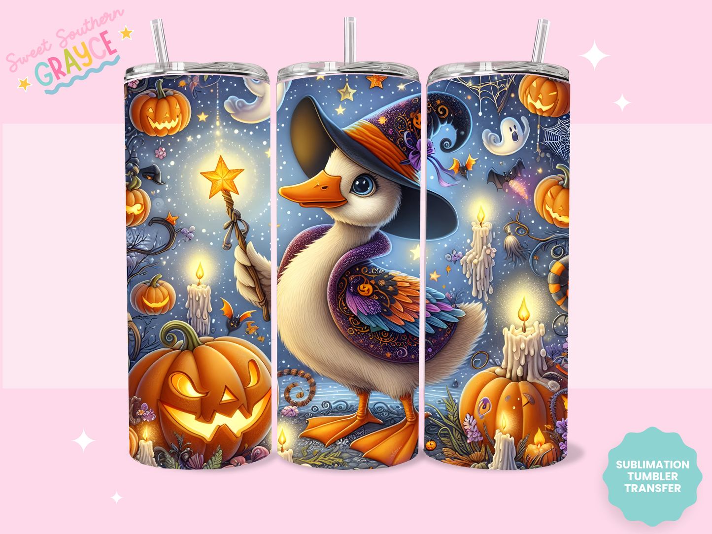 20oz SUBLIMATION TRANSFER- HALLOWEEN GOOSE