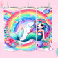 20oz SUBLIMATION TRANSFER - RAINBOW MERMAID