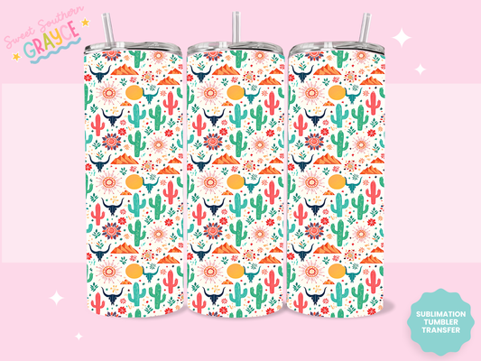 20oz SUBLIMATION TRANSFER - COWGIRL THINGS