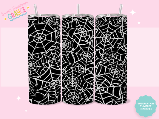 20oz SUBLIMATION TRANSFER - SPIDERWEBS