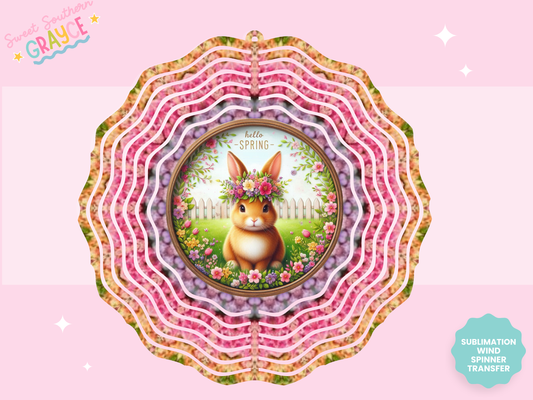 WIND SPINNER SUB TRANSFER - EASTER BUNNY