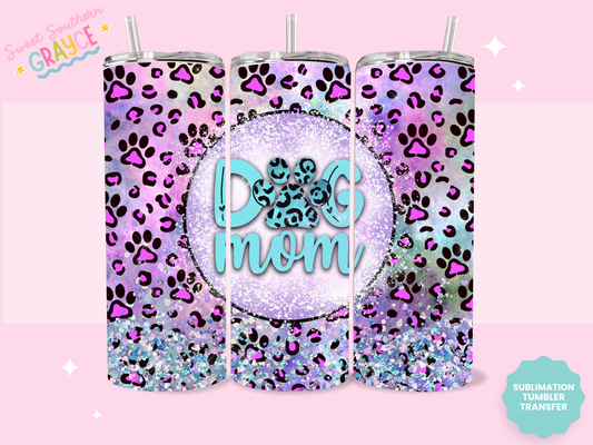 20oz SUBLIMATION TRANSFER - PURPLE DOG MOM