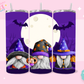 20oz SUBLIMATION TRANSFER - PURPLE HALLOWEEN GNOMES