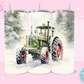 20oz SUBLIMATION TRANSFER - CHRISTMAS TRACTOR