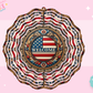 WIND SPINNER SUB TRANSFER - WELCOME AMERICAN FLAG