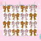 20oz SUBLIMATION TRANSFER - GINGERBREAD AND SNACK CAKE BOWS