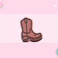 3D STRAW TOPPER- COWBOY BOOT