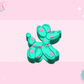 3D STRAW TOPPER- HEART BALLOON DOG
