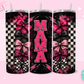 20oz SUBLIMATION TRANSFER- CHECKERED BOW MAMA