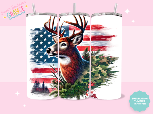 20oz SUBLIMATION TRANSFER - AMERICAN BUCK