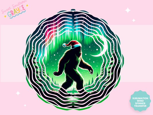 WIND SPINNER SUB TRANSFER - SANTA NEON BIGFOOT