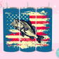 20oz SUBLIMATION TRANSFER - COLORFUL AMERICAN BASS