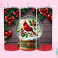 20oz SUBLIMATION TRANSFER - RED CARDINAL SNOWGLOBE