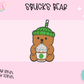 3D STRAW TOPPER- SBUCKS BEAR