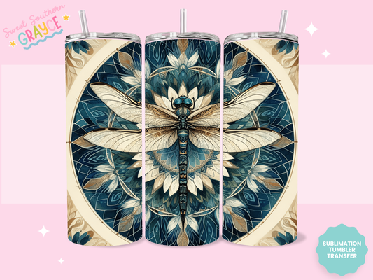 20oz SUBLIMATION TRANSFER - DRAGONFLY