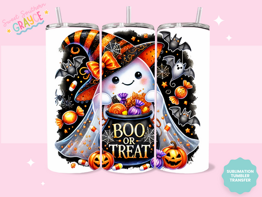 20oz SUBLIMATION TRANSFER - HALLOWEEN GHOSTIE