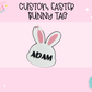 3D CUSTOM EASTER BUNNY TAG