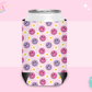 CAN KOOZIE SUB TRANSFER - PINK AND PURPLE SMILIES