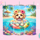 20oz SUBLIMATION TRANSFER- DOGGIE FLOATY