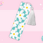 BOOKMARK SUBLIMATION TRANSFER - BLUE DAISIES