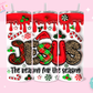 20oz SUBLIMATION TRANSFER - JESUS IS THE REASON FOR THE SEASON