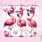 20oz SUBLIMATION TRANSFER - CUTE FLAMINGOS